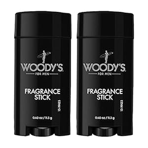 Woody’s Fragrance Stick, Solid Perfume for Men, 0.5 Ounce, 2-Pack