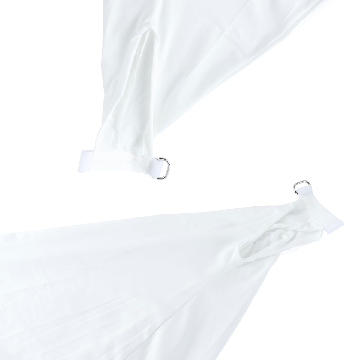WANGCL Copertura per supporto altoparlante, copertura universale per treppiede di illuminazione estensibile a 360 gradi su tre lati per banchetti, matrimoni, feste (bianco)