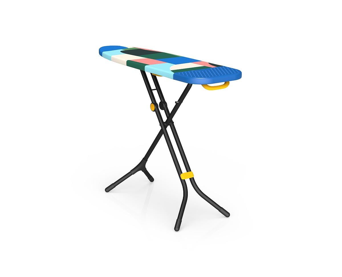 Table à Repasser Joseph Joseph Glide - Pieds Compacts Et Support Intégré, Gris/Jaune