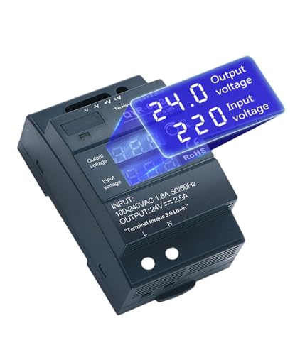 Alimentation commutée numérique rail DIN 12V 24V DC 60W - 4