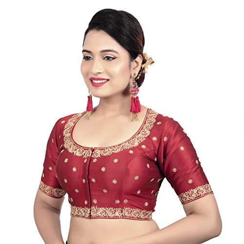 Image of Biyu Being With You Women's Art Silk Saree Blouse