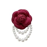 Taille : fleur : 7 x 7 cm, le design polyvalent de cette broche la rend adaptée pour les hommes et les femmes, ce qui en fait un excellent ajout à toute tenue formelle.
