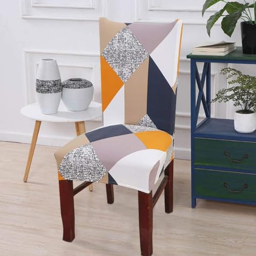 Image of P-PLUS INTERNATIONAL Office Chair Cover Dinning Chair Cover Seat Covers for Dining Chairs Rolling Chair Cover Computer Chair Cover Chair Cover 1 Piece Cover for Office Chair (Set of 1)