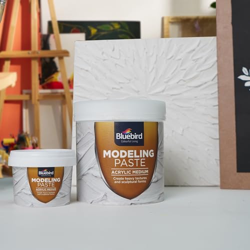 Bluebird Modeling Paste 800GM / 28.2oz - High Density, Acrylic Medium - for Texture and Thickness, Dimension Additive (800GM)