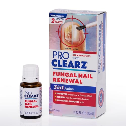 ProClearz Fungal Nail Renewal, 0.43 fl oz Dermatologist-Tested, Improves Appearance