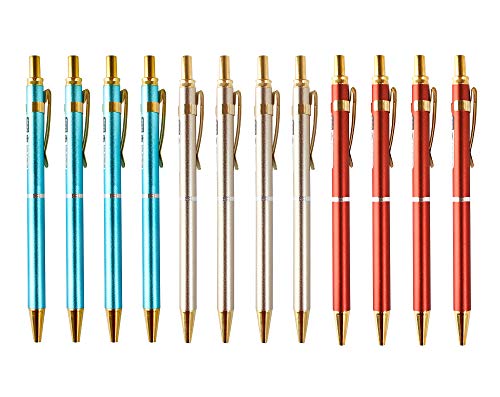 Crayons mécaniques 0.5mm Emartbuy métalliques | Pack de 12