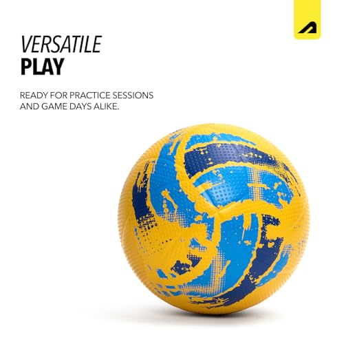 Image of Boldfit Volleyball Standard Size for Men and Women Sports Volley Ball with Free Pin Strong Grip Vollyball Original Brand Volleyball for Boys Super Volly Ball - Striker Yellow