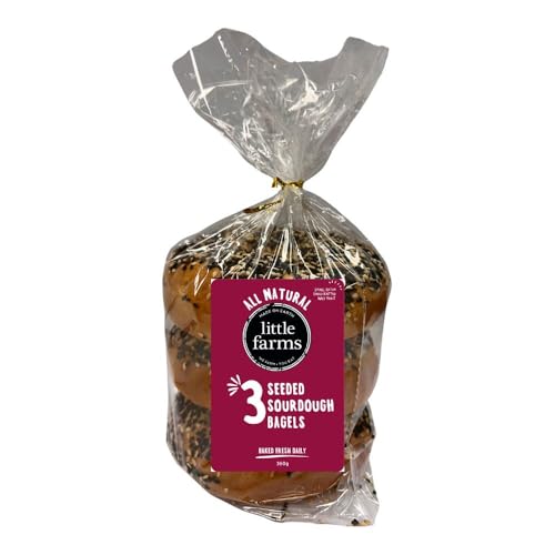 Starter Lab Sourdough Bagels - Seeded 360g (3 per pack)