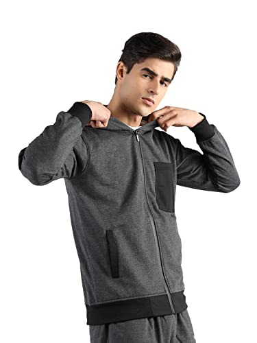 Image of CHKOKKO Men Fleece Standard Length Jacket