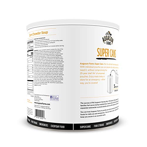 Augason Farms Corn Chowder Soup Mix 1 Lb 15 Oz No. 10 Super Can #TOP1