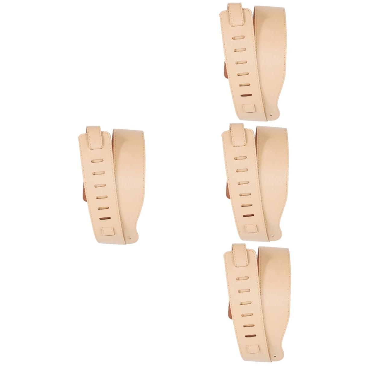 ibasenice 4stücke Gitarrengurt Aus Pu-leder Leicht Und Strapazierfähig Verstellbar Gitarre Und Akustikgitarre Ergonomisches Design Komfortabel Und Hautfreundlich