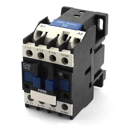 Contactor de potencia CJX2-1210 para evitar sobrecalentamientos en motores de 12A