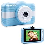 AGFA Photo Realikids Cam - Appareil Photo Numérique pour Enfant (Photo, Vidéo, Écran LCD 3.5’’, Mode Selfie, Batterie Lithium) Bleu