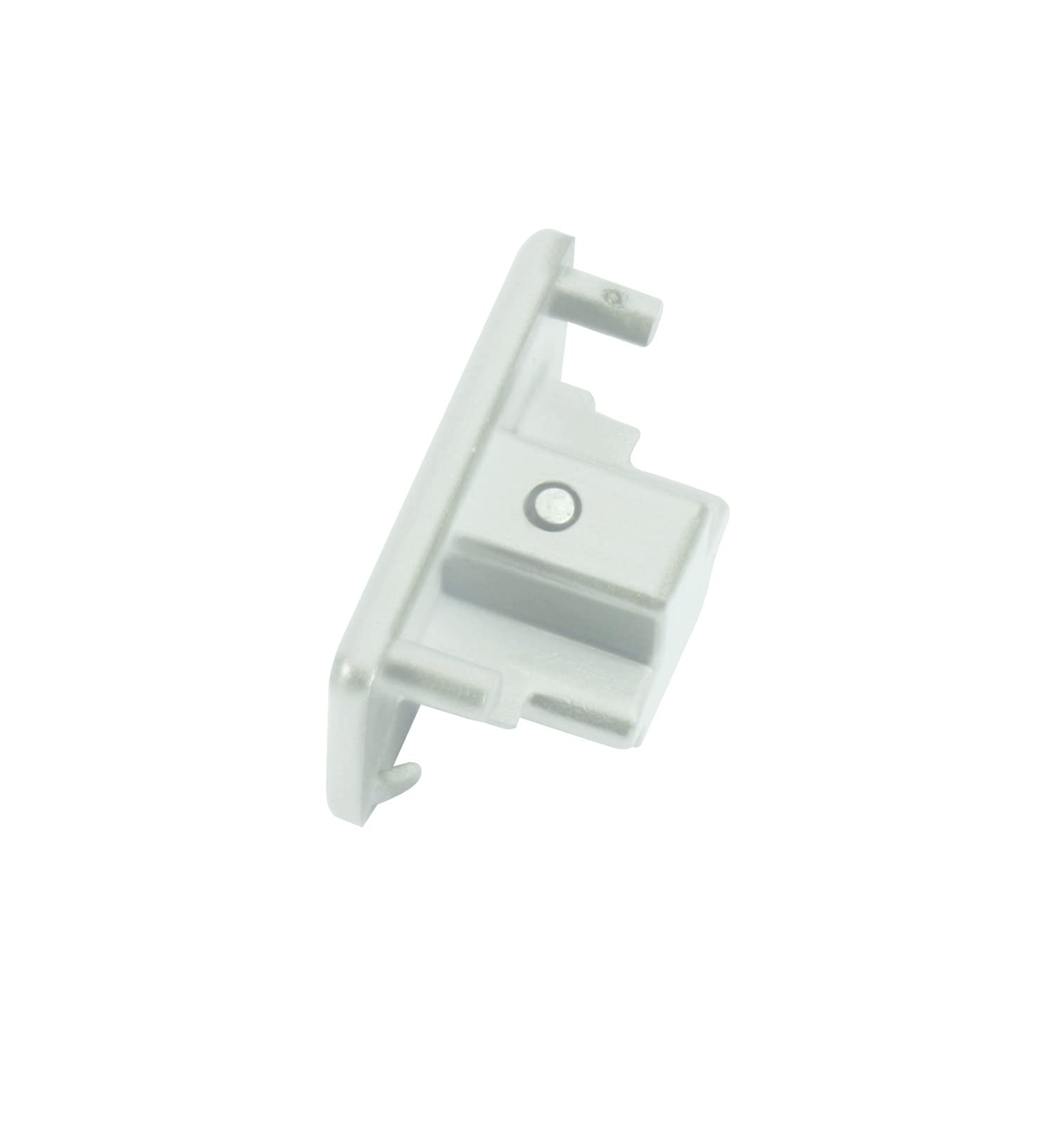 Knightsbridge White Single Circuit Track Dead End Cap In