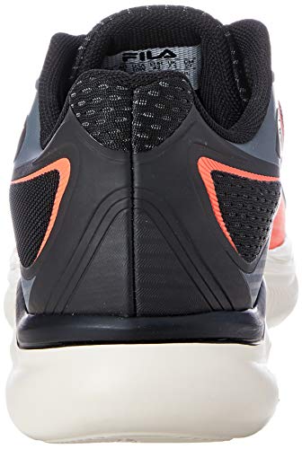 Tênis Attractive, Fila, Feminino, Preto/Grafite/Coral, 38
