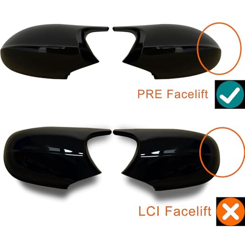 Finition miroir de qualité supérieure pour coque de rétroviseur BMW E90 - 6