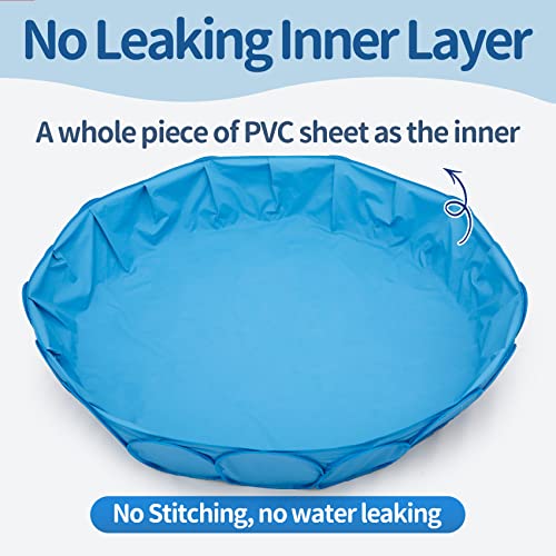 Alvantor Piscina para animais de estimação, banheira, piscina, para crianças, gatos, filhotes, chuve