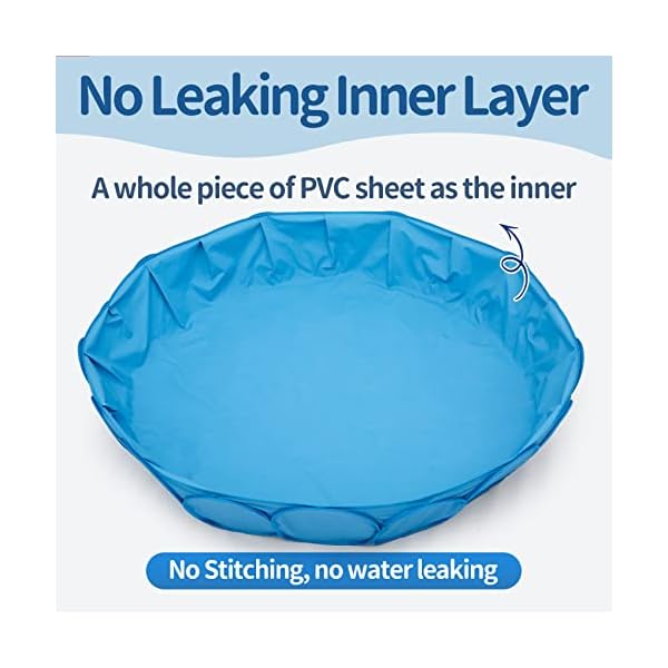 Alvantor-Pet-Swimming-Pool-Dog-Bathing-Tub-Kiddie-Pools-Cat-Puppy-Shower-Spa-Foldable-Portable-Indoor-Outdoor-Pond-Ball-Pit-63x12-Patent-Pending Alvantor Pet Swimming Pool - Foldable, Portable, and Fun!
