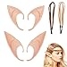ZoomSky Elfenohren Set, 2 Paar Fantasy Latex Elf Ohren mit 2er Haarband Hobbit Spitzohren zum Aufstecken für Halloween Cosplay Karneval Party Fasching Kostüm Paar Halloween günstig Kaufen-ZoomSky Elfenohren Set, 2 Paar Fantasy Latex Elf Ohren mit 2er Haarband Hobbit Spitzohren zum Aufstecken für Halloween Cosplay Karneval Party Fasching Kostüm