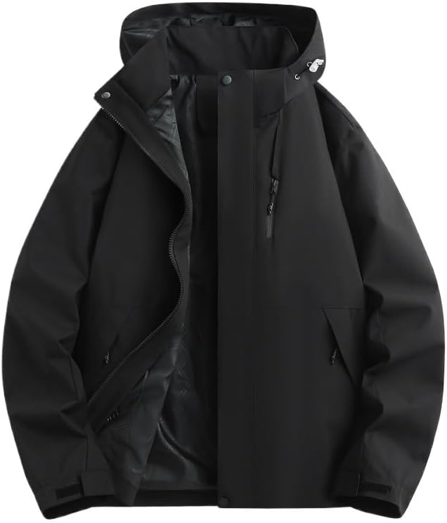 Mens Casual Outdoor Jacket Spring Fall Lightweight Windproof Sport Hiking Climbing Youth Coats