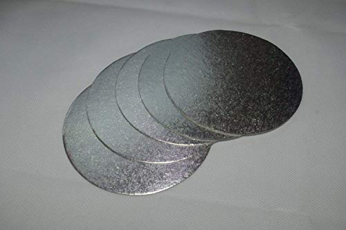 Culpitt Cut-Edge Boards 6inch Round -Pack of 5- Cake Decorating Wedding Support Card 1.8mm