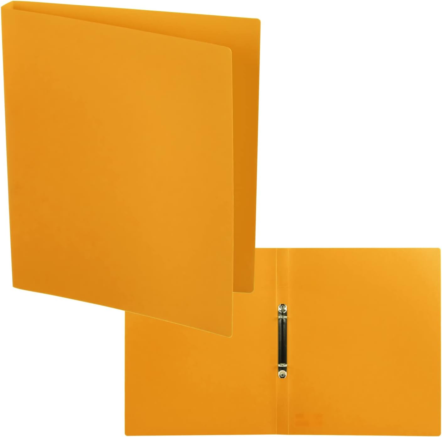 Idena 10436 Ring Binder in DIN A4 Format, 2-Ring Mechanism with 16 mm Diameter, 20 mm Spine Width, Orange, Pack of 1 - Image 4