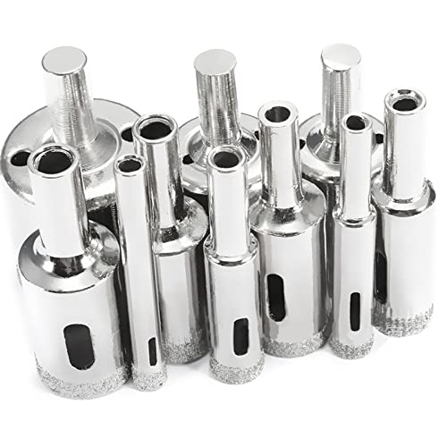 Set de 10 brocas diamantadas 6-30 mm para vidrio y cerámica miniatura 5