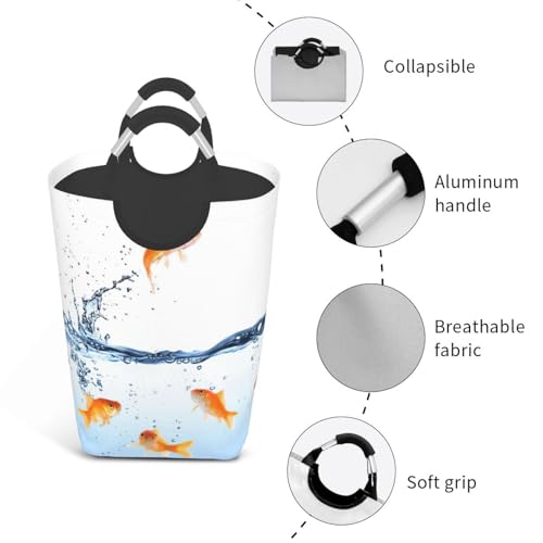 Panier à linge pour chambre à coucher et gain de place grâce au format pliable - 5
