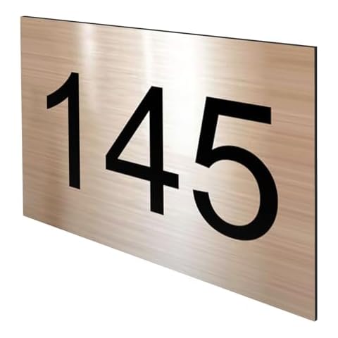 DECOHO - Plaque Numéro Personnalisable Cover