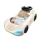【Expérience réaliste】La conception réaliste à quatre roues coulissantes offre une conduite immersive, permettant aux enfants de profiter d'un jeu fluide et réaliste.