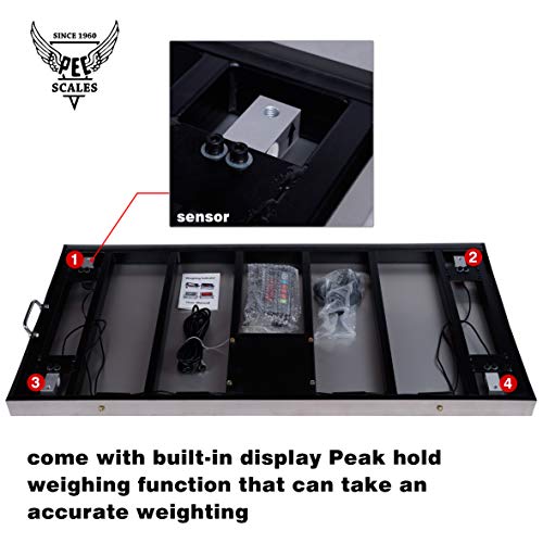 Báscula digital PEC para animales 700lb 42x20 pulg miniatura 4