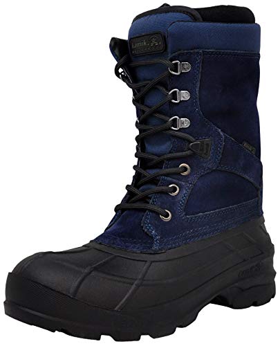 Kamik Men's Nation Plus Snow Boot, Navy, 12 M US
