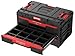 Qbrick System One Drawer 3 Toolbox 2.0 Black Tool Box with 3 Drawers IP66 Robust 36 kg Load Capacity 120 kg Load Capacity Modular