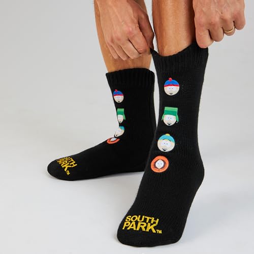 South Park Mens Slipper Socks, Fluffy Warm Non-Slip Winter Socks - Gifts for Him3