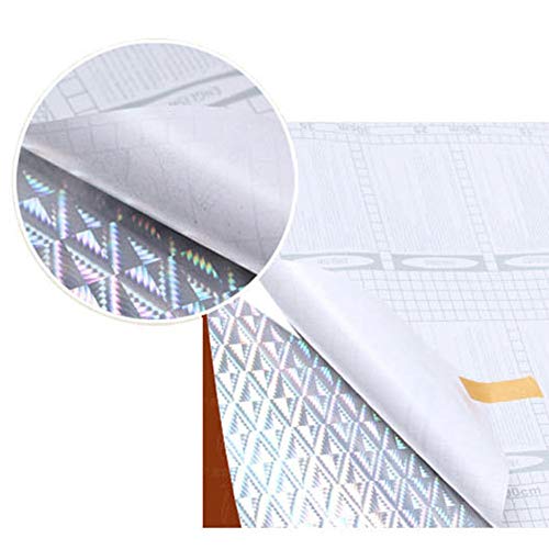 Papier Peint Paillettes FEIFAN Adhésif Idéal pour Relooker Verre et Tuiles