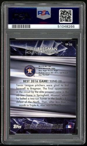 Alex Bregman Rookie Card 2016 Bowman's Best Top Prospects #TP-25 PSA 9 - Baseball Slabbed Rookie Cards
