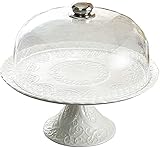 Photo Gallery berty·puyi alzata per torta in ceramica con coperchio a cupola vassoio per torta vassoio per frutta piatto rotondo per esposizione di dolci vassoio per alimenti multifunzionale Photo Gallery berty·puyi alzata per torta in ceramica con coperchio a cupola vassoio per torta vassoio per frutta piatto rotondo per esposizione di dolci vassoio per alimenti multifunzionale
