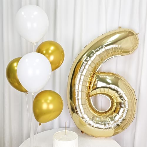 Image of 40 Inch Light Gold 2 Number Balloons Large Champagne Gold Number | White Gold Giant 2 Foil Mylar Helium Digital Balloon for 2th or 2st Anniversary Party Decorations Supplies