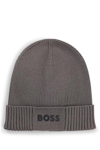 BOSS Asic_Beanie-X Gorro, Light/Pastel Grey56, Talla única para Hombre