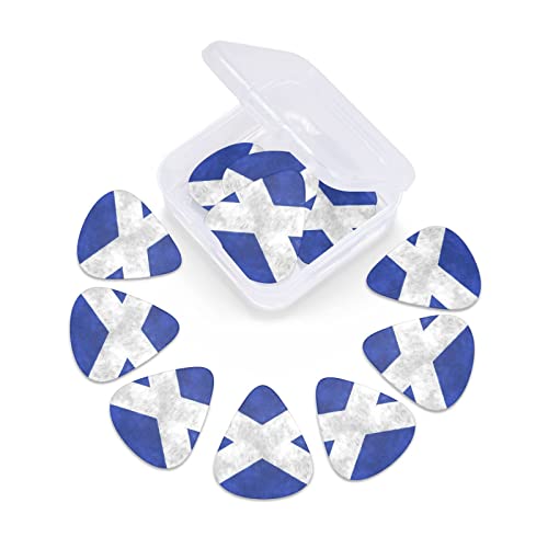 Lot de 24 médiators imprimés écossais pour guitare acoustique, électrique, basse (0,46/0,71/0,96 mm) - Les Beatles, Paul McCartney, John Lennon, RIngo Starr, George Harrison Lot de 24 médiators imprimés écossais pour guitare acoustique, électrique, basse (0,46/0,71/0,96 mm) – Image 7