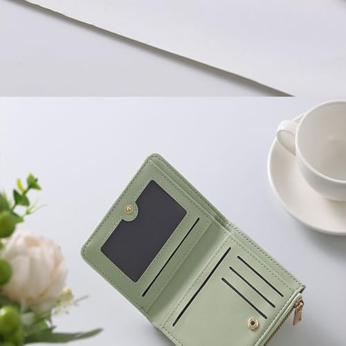 Wallet for Women Small Compact Double Sided Folding Bag Bifold Light Luxury Pocket Wallet Ladies Mini Purse Credit Card Bags3