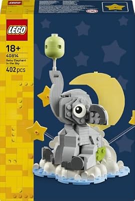 LEGO Le bébé éléphant dans Le Ciel 40814