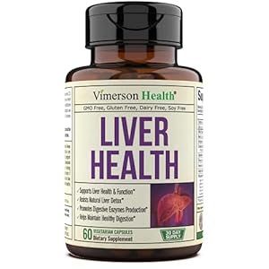 Liver Cleanse Detox & Repair Milk Thistle Supplement. Liver Support with Choline, Artichoke Extract, Chicory & Dandelion Root Supplement. Milk Thistle Liver Detox & Liver Cleanse. 60 Liver Health Caps