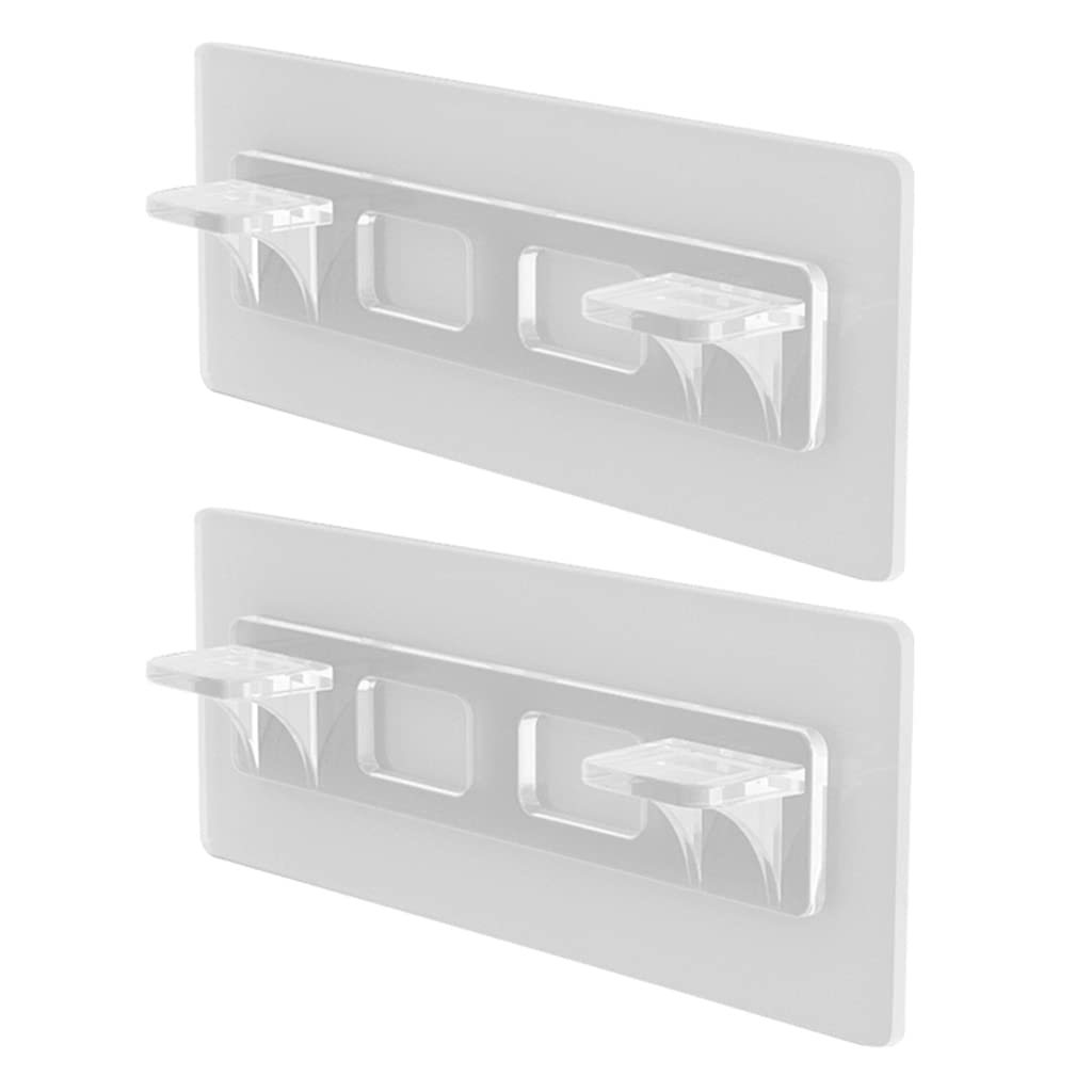 Plcpdm Shelf Holder Shelf Support Clips Self Adhesive Pegs For Closet Cabinet Shelf ​Bracket Storage Shelf