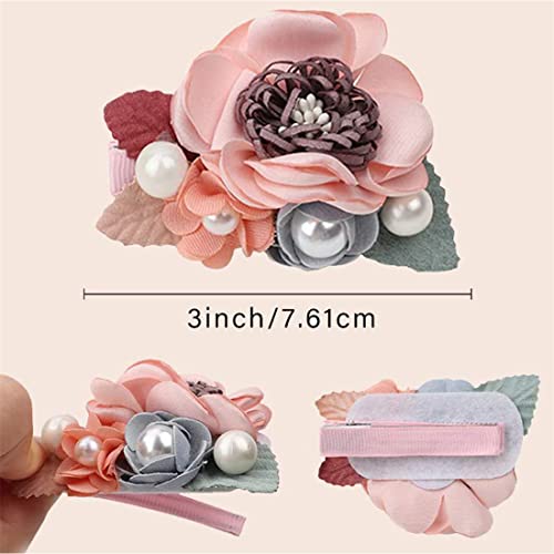 Cnyejqjc 3 Pcs Flower Hair Clips thumb #5