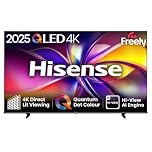 Hisense 65" 65E78QTUK QLED Smart AI TV - 4K Direct Lit Viewing, Quantum Dot Colour, Hi-View AI Engine, Dolby Vision, Dolby Atmos with Freely, Disney +, YouTube, Netflix