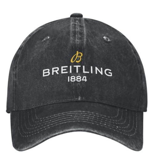 Casquette de baseball Breitling ajustable style rétro délavé homme