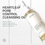Anua Heartleaf Pore Control Cleansing Oil, Oil Cleanser for Face, Makeup Blackhead Remover, Korean Skin Care 6.76 fl oz(200ml) (original) - Image 3