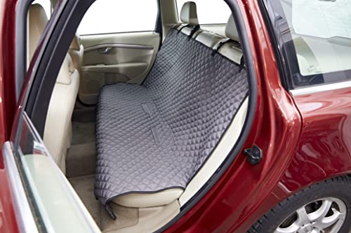 Northpoint Autoschondecke für Hunde - Wasserabweisende Decke für die Auto Rückbank oder Kofferraum 140x120cm - Pflegeleicht für die Rückbank (Grau)