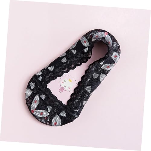 3pairs Girls Ankle Socks Invisible Socks Ruffle Design No-slip Breathable for Running Shoes Canvas Random Color2